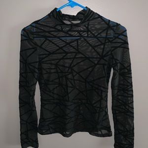 See through shein top